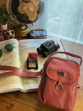 Crossbody Handbag Deep Rose Pink